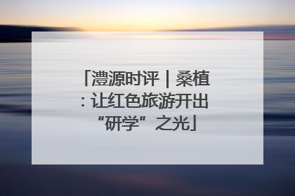 澧源时评｜桑植：让红色旅游开出“研学”之光